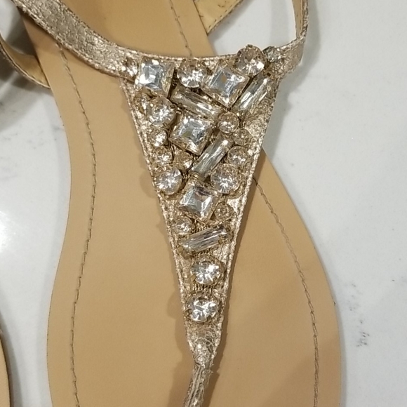 David's Bridal Embellished Sandals - Picture 3 of 6
